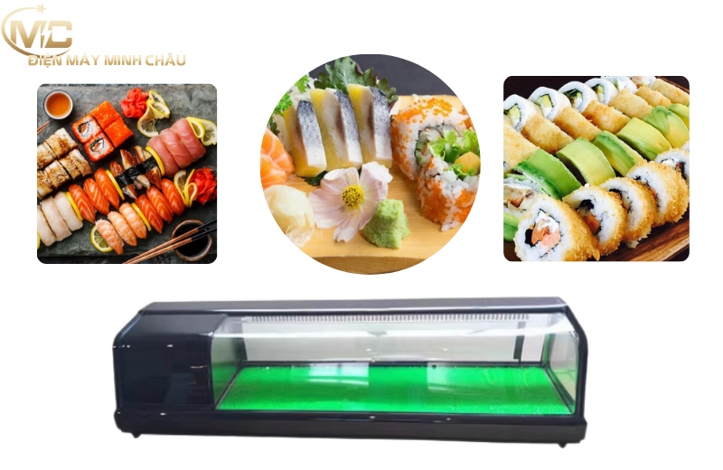 Tủ trưng bày sushi