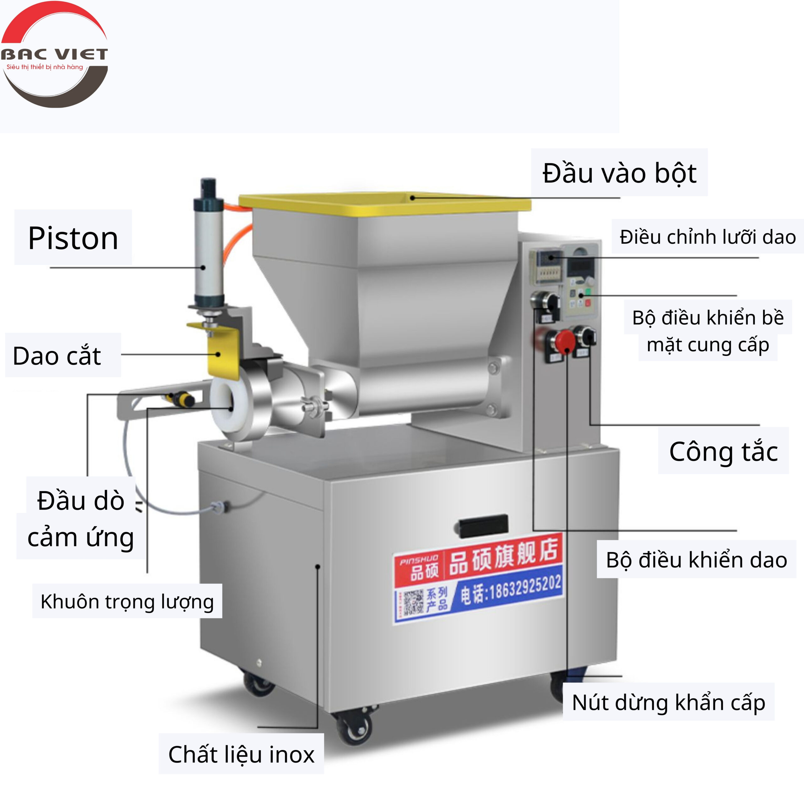 Máy Chia Cắt Bột Liên Tục - Ảnh 2
