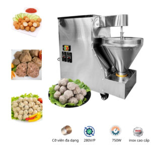 máy viên thịt bán tự động