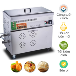 Bếp chiên tách dầu 35L dùng điện