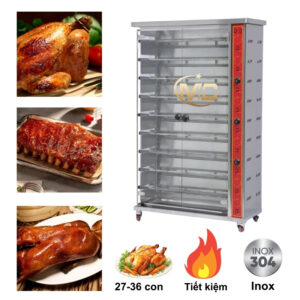 lò quay gà vịt là một sản phẩm làm chín gà vịt một cách thơm ngon.