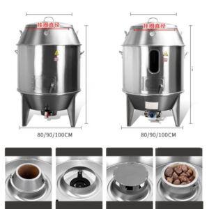 kích thước lu quay gà vịt