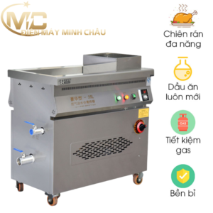 Bếp chiên tách dầu 35L dùng ga