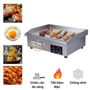 Bếp rán mặt phẳng dùng điện 818 – Lựa chọn an toàn cho bếp nhà hàng hiện đại