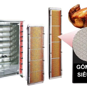 lò quay gà vịt bằng gas