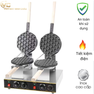 Máy Làm Bánh Trứng Gà Non Đôi Dùng Điện