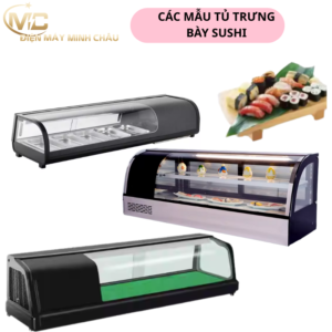 Tủ mát trưng bày sushi chính hãng