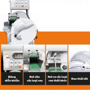 Cấu tạo máy thái rau củ quả