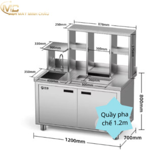 Quầy pha chế 1.2m