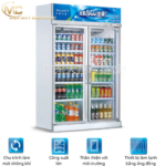 TỦ MÁT CÔNG NGHIỆP 2 CÁNH – GIẢI PHÁP BẢO QUẢN CHUẨN CHO NHÀ HÀNG, QUÁN ĂN