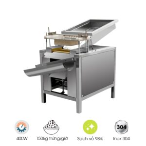 Máy lột vỏ trứng cút 1 rãnh MC300