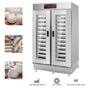 Tủ ủ bột 32 khay (2 buồng) Minh Châu